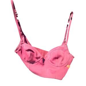 Free People  Boho Glam Bralette - Burgundy- Women's Small